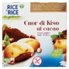 Biscotti di riso cuor al cacao 6x33g RICE&RICE