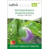 Semi di melanzana rotonda bianca con sfumature di rosa 5,2g SATIVA