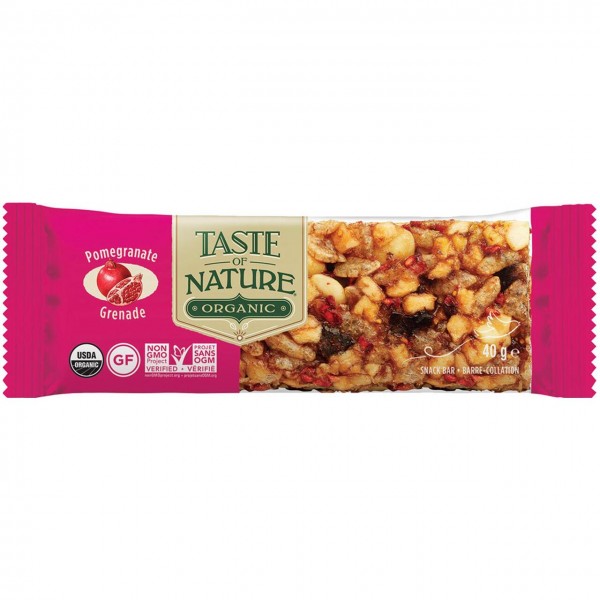 Barretta al succo di melagrana 40g TASTE OF NATURE