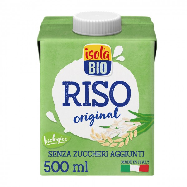 Bevanda Vegetale di Riso Senza Zucchero 500ml Isolabio