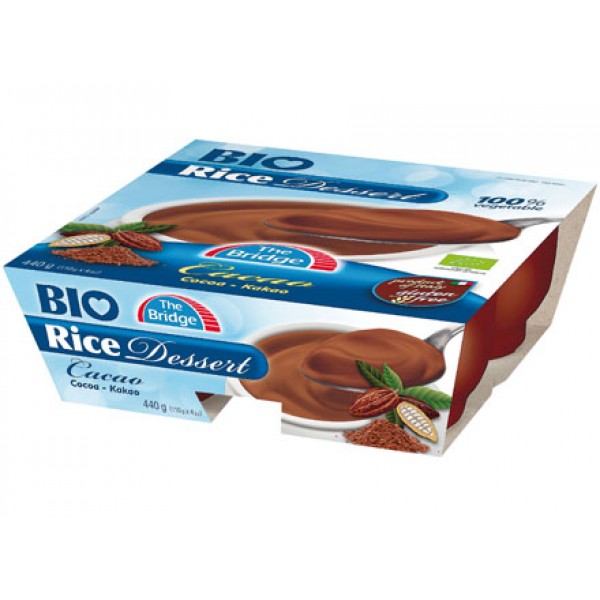 Bio Rice Dessert cacao 4x110g THE BRIDGE