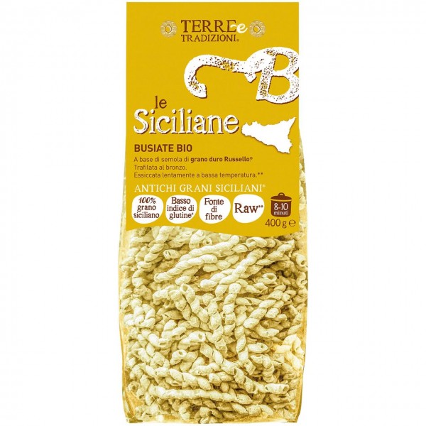 Busiate di grano antico Russello 400g Terre e Tradizioni