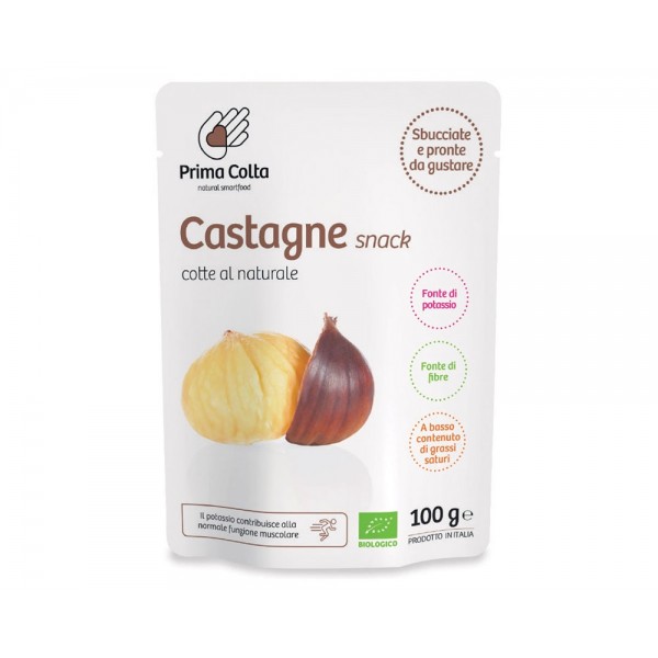 Castagne snack al naturale 100g Prima Colta