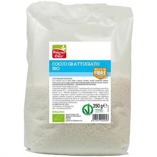 Cocco grattugiato 250g LA FINESTRA SUL CIELO