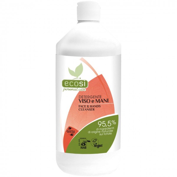 Detergente viso e  mani - ricarica 1L ECOSÌ