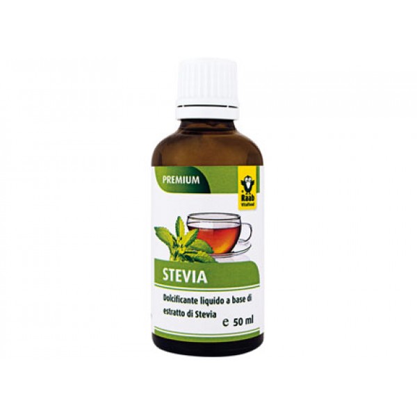 Dolcificante a base di estratto di Stevia liquido 50ml RAAB