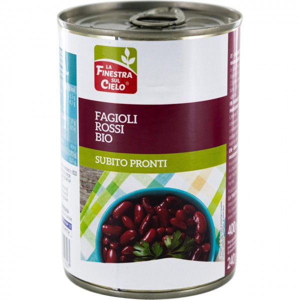 Fagioli rossi in lattina 400g LA FINESTRA SUL CIELO