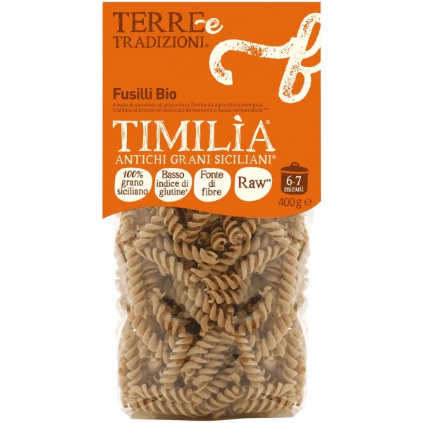 Fusilli di grano antico Timilia 400g Terre e Tradizioni