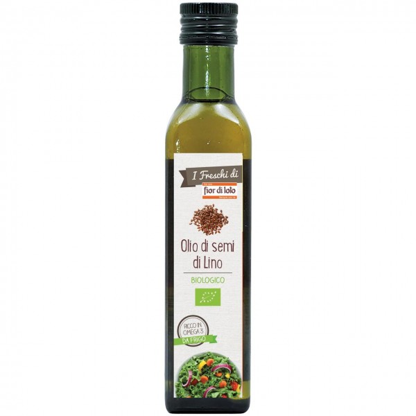 Olio di semi di lino 250ml I FRESCHI DI FIOR DI LOTO