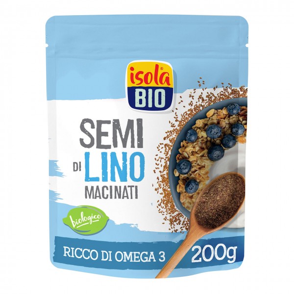 Semi di lino macinati 200g ISOLA BIO