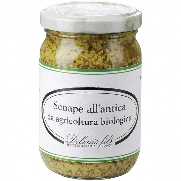 Senape all'antica con semi interi 200g DELOUIS