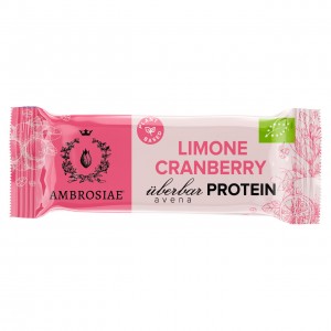 Barretta Proteica Limone e Cranberry 35g Ambrosiae