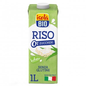 Bevanda di Riso zero zuccheri 1lt Isola Bio