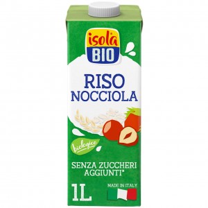 Bevanda Vegetale di Riso e Nocciola Drink 1l IsolaBio