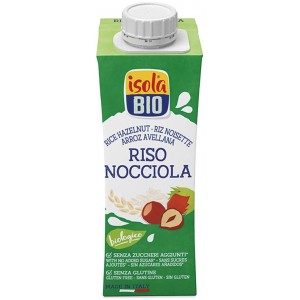 Bevanda Vegetale di Riso e Nocciola Drink 250ml IsolaBio