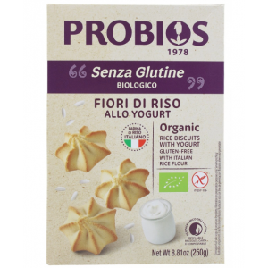 Biscotti fiori di riso allo yogurt 250g Probios