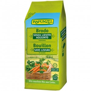 Brodo vegetale in polvere senza lievito aggiunto - ecoricarica 500g RAPUNZEL