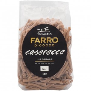 Caserecce integrali di farro "le farrette"  500g PROMETEO