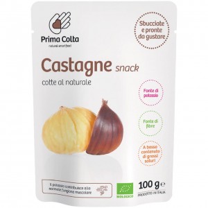 Castagne snack al naturale 100g Prima Colta