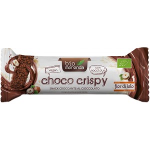 Choco Crispy Barretta di Riso Soffiato Cacao e Nocciola 15gr FIor di Loto