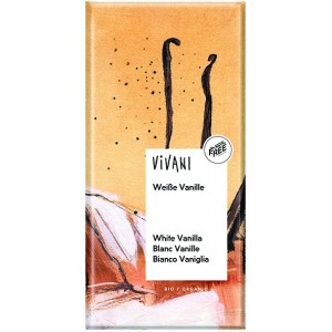 Cioccolato bianco alla Vaniglia 80g Vivani