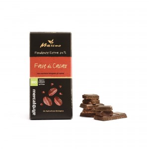 Cioccolato Mascao fondente extra con fave cacao 100g ALTROMERCATO