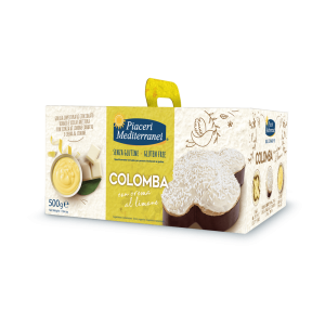 Colomba con Crema al Limone senza glutine 500g Piaceri Mediterranei