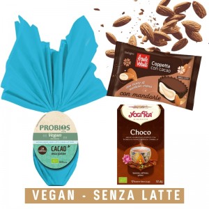 Uova di Pasqua Vegan + Yogi Choco e Coppetta Cacao crema con Mandorle
