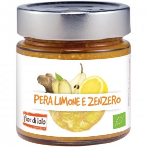 Composta di Pera Limone e Zenzero 250g Fior di Loto