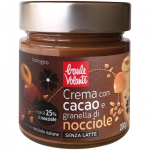 Crema con Cacao e Granella di Nocciole 200g Baule Volante