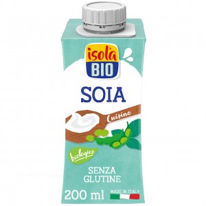 Crema di soia da cucina 200ml Isola Bio