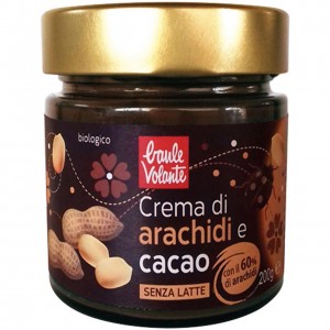 Crema Spalmabile di Arachidi e Cacao Vegan 200gr Baule Volante