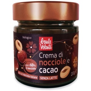 Crema Spalmabile di Nocciola al Cacao vegan 200gr Baule Volante