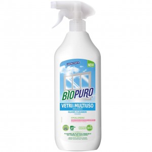 Detergente Vetri e Multiuso con spruzzino 500ml Biopuro