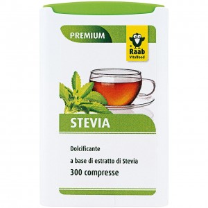 Dolcificante a base di estratto di Stevia in compresse 300comp. RAAB