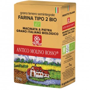 Farina di grano tenero semintegrale 1kg ANTICO MOLINO ROSSO