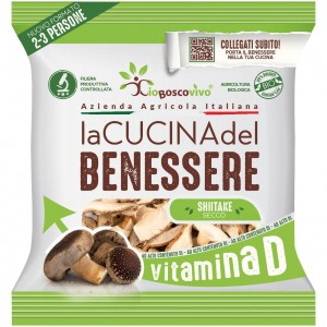 Funghi Shiitake essiccati 8g Io Bosco Vivo