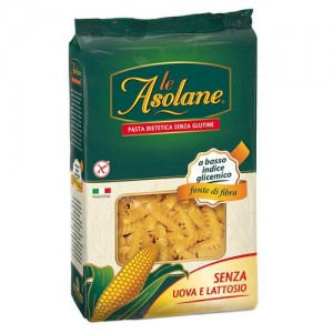Fusilli di mais senza glutine senza uovo e lattosio 250g Le Asolane