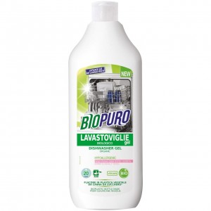 Gel Lavastoviglie Menta Fresca 20 lavaggi 500ml Biopuro