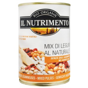 Mix 4 legumi al naturale 400g IL NUTRIMENTO