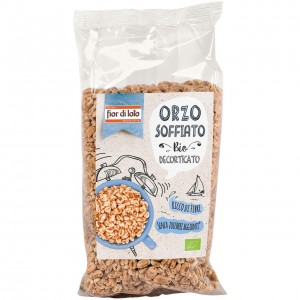 Orzo Soffiato Perlato Integrale 125gr Fior di Loto