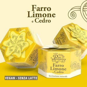 PanPrimavera Farro Limone e Cedro Vegan senza Latte 500g Sottolestelle