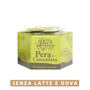 PanPrimavera Pera e Cioccolato senza Latte e uova
