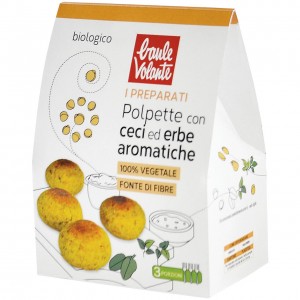 Preparato per polpette con ceci ed erbe aromatiche Vegan 180g Baule Volante