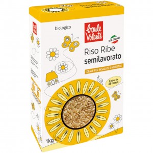 Riso Ribe Lungo Semilavorato 1kg Baule Volante