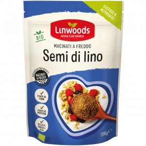 Semi di lino macinati 200g LINWOODS