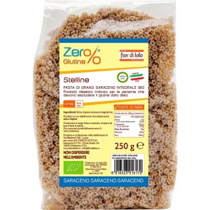 Stelline di Grano Saraceno 250gr Zer% Glutine Fior di Loto