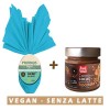 Uovo di Pasqua Vegan + Crema al Cacao con Granella di Nocciole