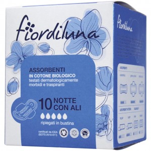 Assorbenti notte con ali 10pz FIORDILUNA