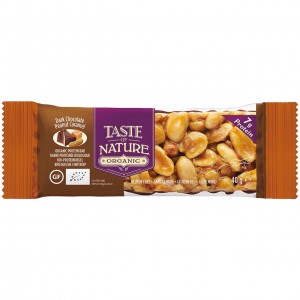 Barretta alle arachidi e caramello - dark chocolate 40g TASTE OF NATURE